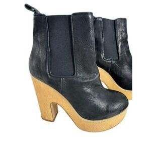 NWT! "ALL SAINTS" Floor Model Blk Blaise Chelsea Boot SZ 40(9) Goth REG-450.00